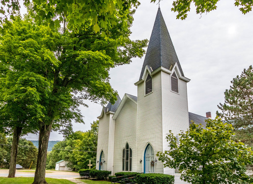 outside view of the church