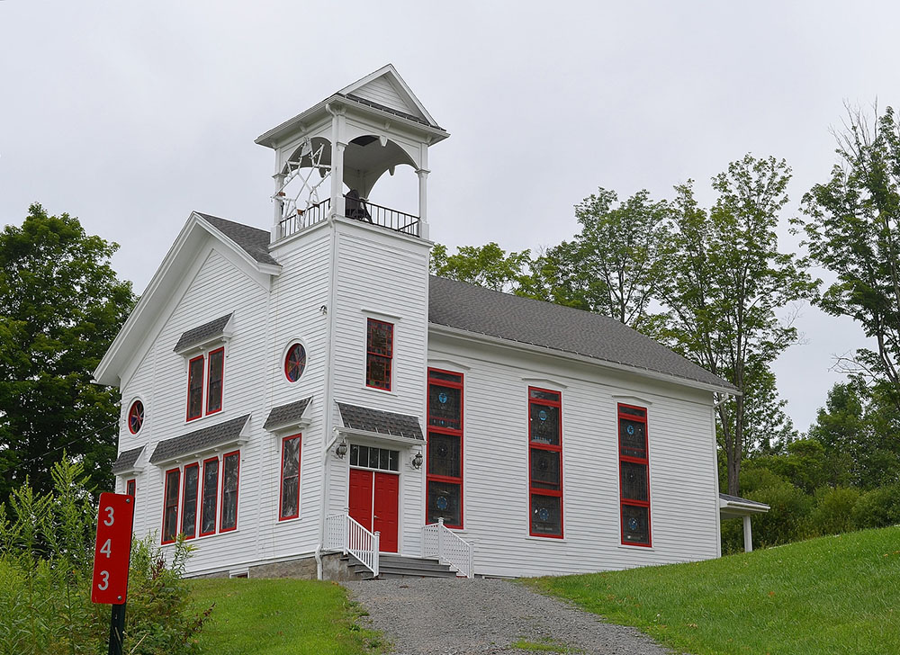 outside view of the church